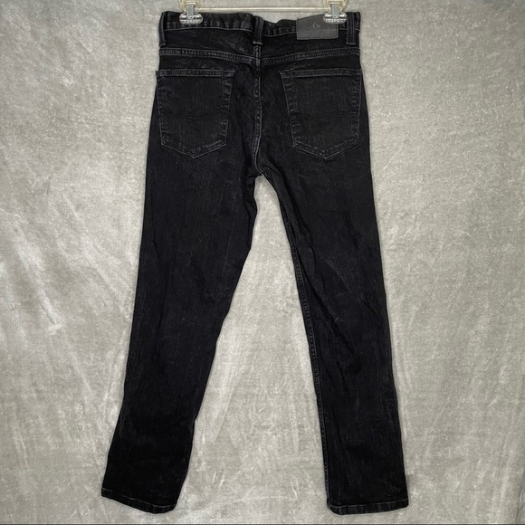 Free World Night Train Regular Black Jeans Size 28 - Picture 4 of 10